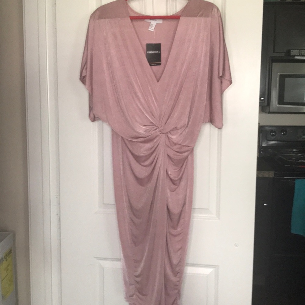 V Neck Ruched  Dress